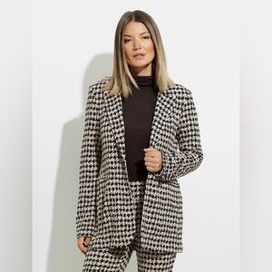 Joseph Ribkoff Houndstooth Blazer Size 20